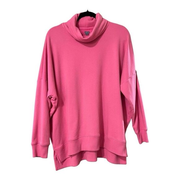 Aerie Womens Size Medium Pink Cowl Neck Oversized Sweatshirt - Picture 1 of 4